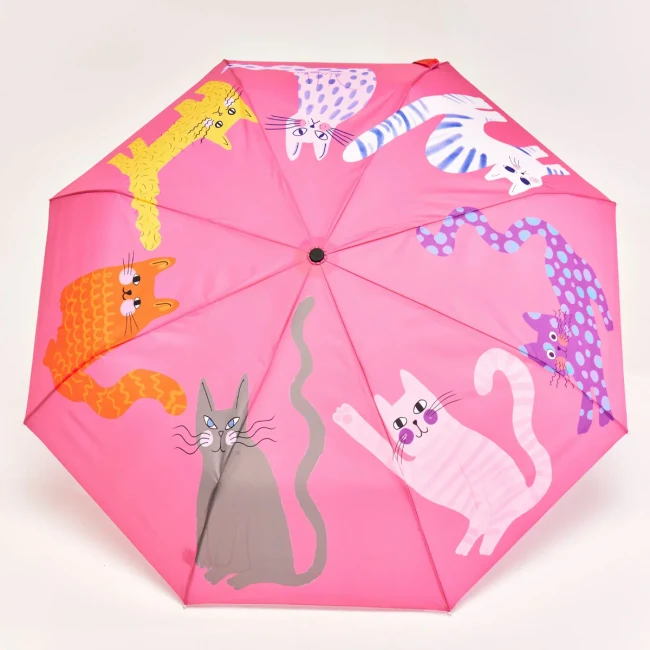 original-duckhead-parasol-skladany-automatyczny-rpet-fuchsia-arty-cats-compact-5060499013870-5.webp