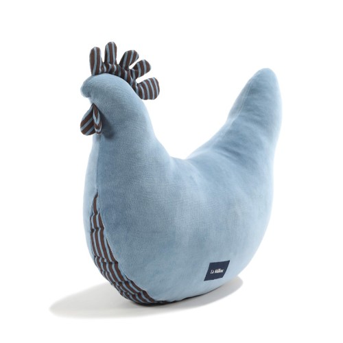 la-millou-poduszka-kura-babci-dany-cotto-bawelna-stripes-blue-5905143645277.webp