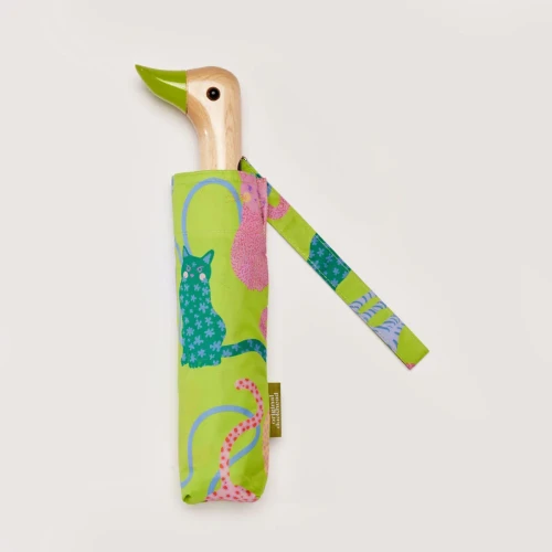 original-duckhead-parasolka-kaczka-arty-cats-lime-skladana-5060499013887-6.webp