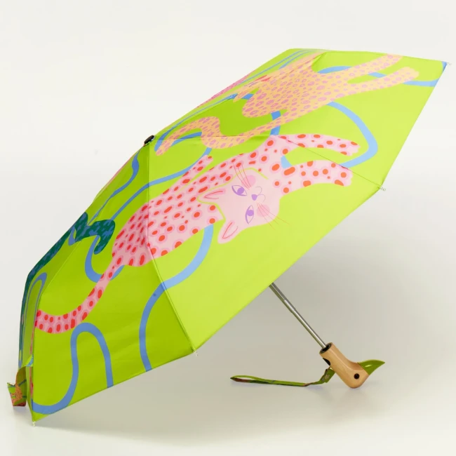 original-duckhead-parasolka-kaczka-arty-cats-lime-skladana-5060499013887-5.webp